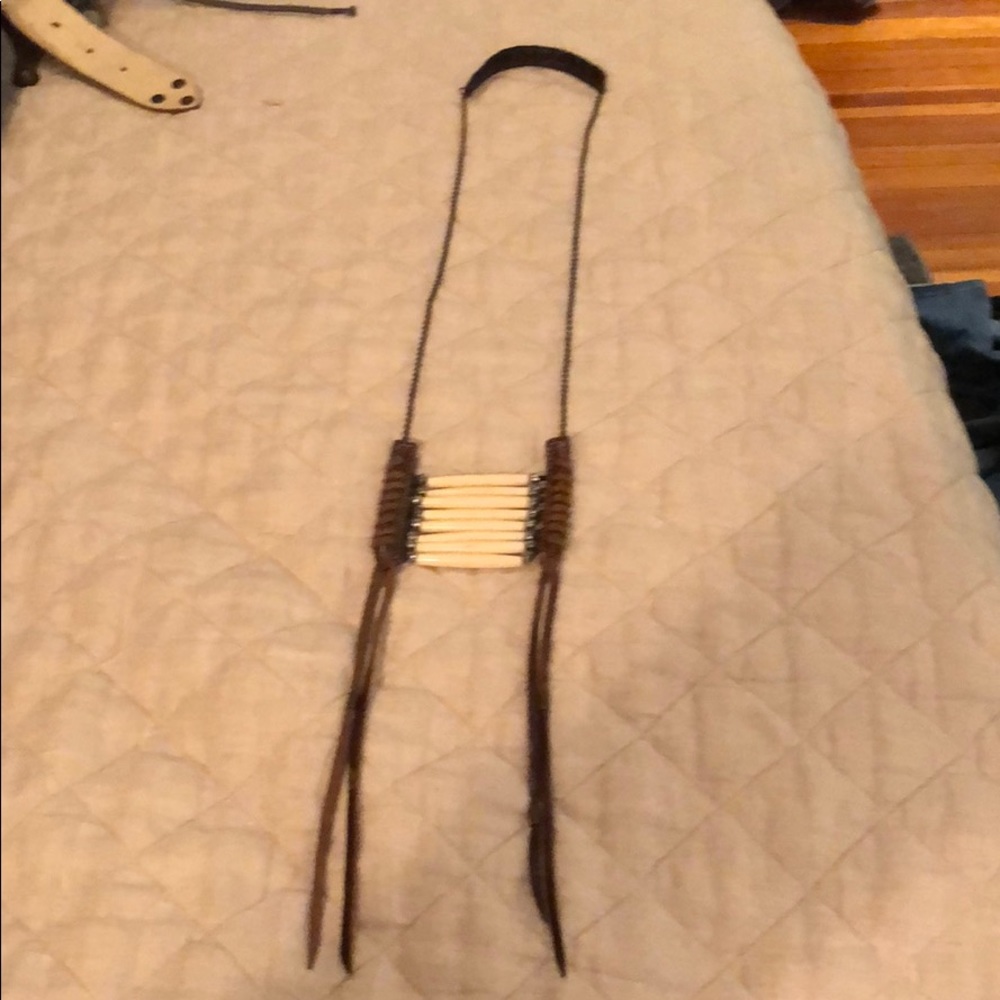 Leather Long Necklace